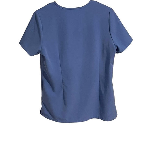 Figs Technical Collection Light Blue Catarina One Pocket Scrub Top Size Small - Picture 2 of 6